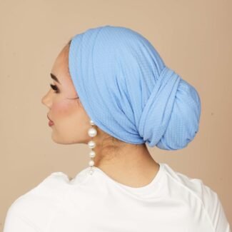 Blue Embossed DB-LYCRA