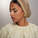 texture fabric amber turban